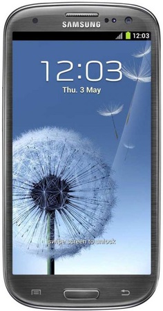 Смартфон Samsung Galaxy S3 GT-I9300 16Gb Titanium grey - Благовещенск
